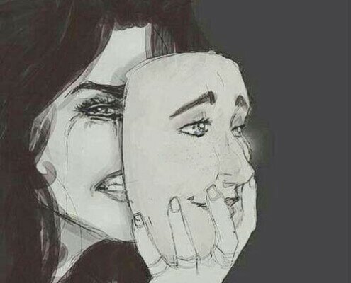 hide your sadness