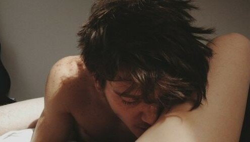 man giving oral sex